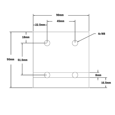 55-050-1 MODULAR SOLUTIONS ALUMINUM BRACKET SLIDING DOOR TO HANG RAIL W/ HARDWARE